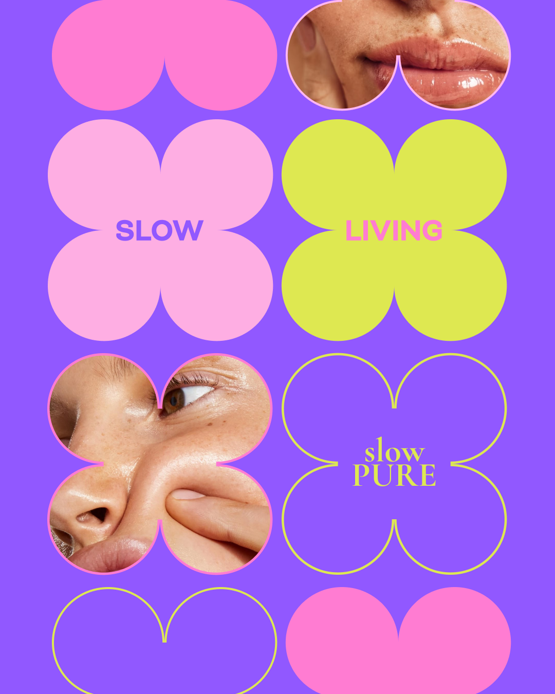 Айдентика косметического бренда Slow Pure